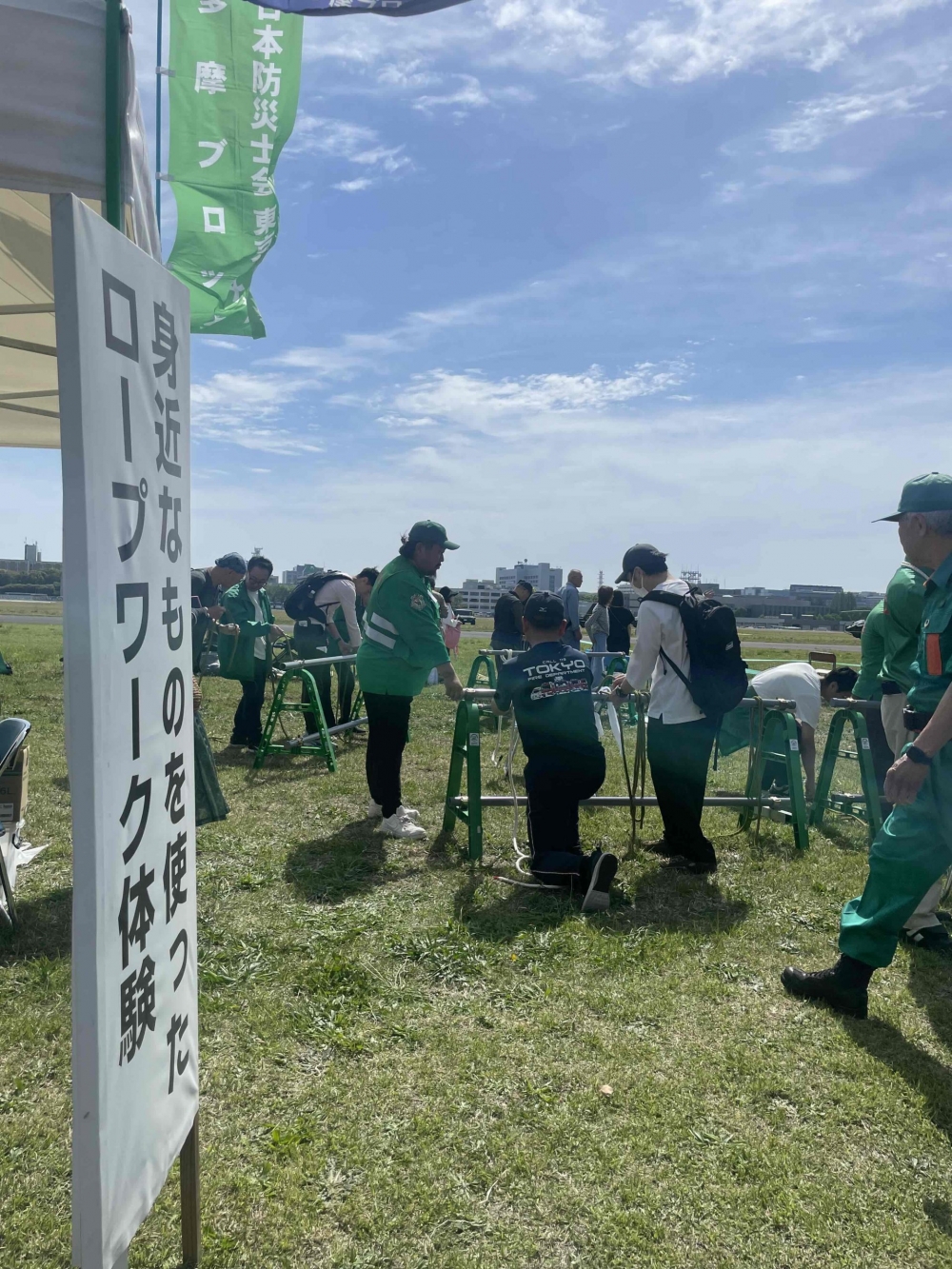 当日は天候にも恵まれ隊員の皆さんは日焼けしてしまいました・・・。