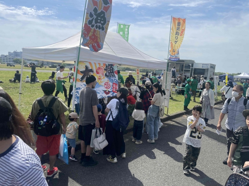 今回から「防災クイズ釣りゲーム」を取り入れてみました。